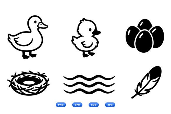 Farm Duck SVG Clipart Collection: A Strategic Resource for Visual Communication