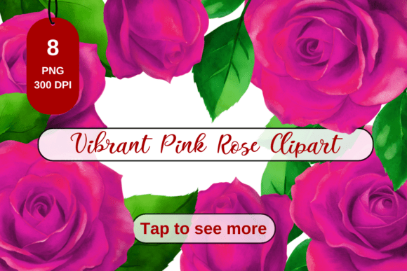 Pink Watercolor Rose Clipart Vintage: Timeless Elegance for Creative Projects