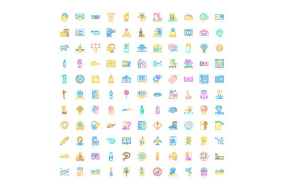 Strategic Value of the Collection of Diverse Line Icons for Var in Digital Design